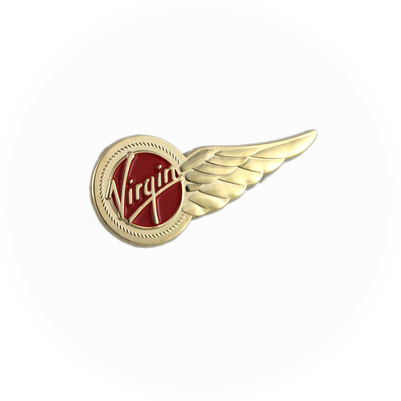 Wing Pin Virgin Atlantic Cabin Crew (red)