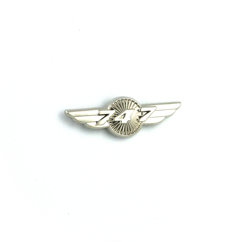 Wing Pin Boeing 747 silver