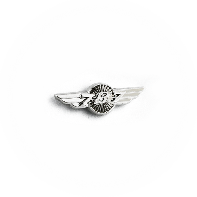 Wing Pin Boeing 787 silver